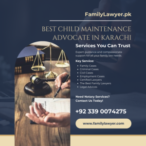 Best Child Maintenance Advocate in Karachi