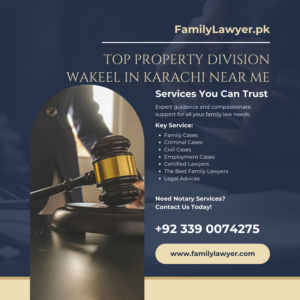 Top Property Division Wakeel in Karachi Near Me